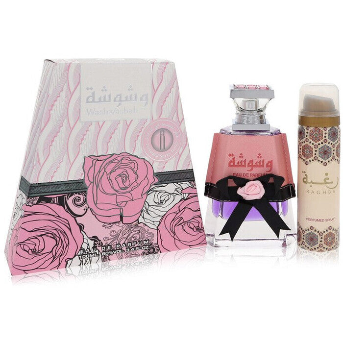 Lattafa Perfumes Washwashah Gift Set Eau De Parfum 100ml And Deospray 75ml 100ml