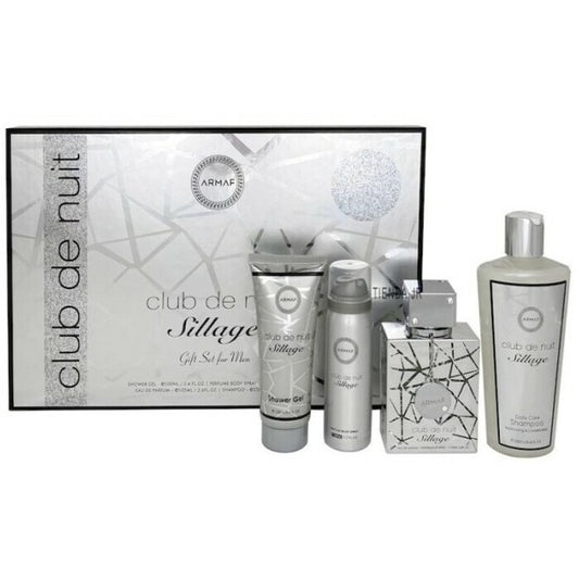 Armaf Club De Nuit Sillage Gift Set Eau De Parfum 105ml Shower Gel 100ml Deospray 50ml And Shampoo 250ml 105ml