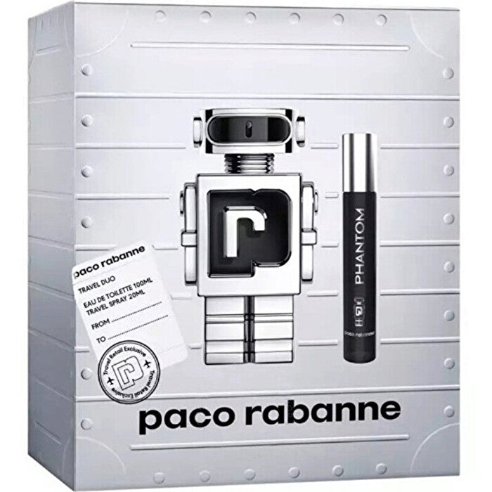 Paco Rabanne Phantom Gift Set Eau De Toilette 100ml And Miniature Eau De Toilette 20ml 100ml