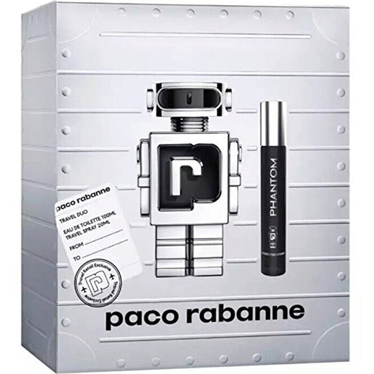 Paco Rabanne Phantom Gift Set Eau De Toilette 100ml And Miniature Eau De Toilette 20ml 100ml