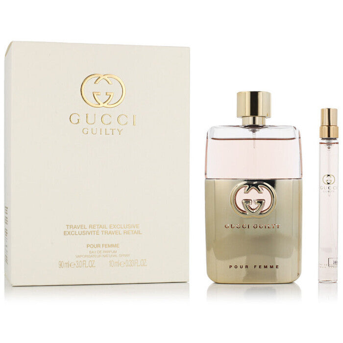 Gucci Guilty Pour Femme Eau De Parfum Gift Set Eau De Parfum 90ml And Miniature Eau De Parfum 10ml 90ml