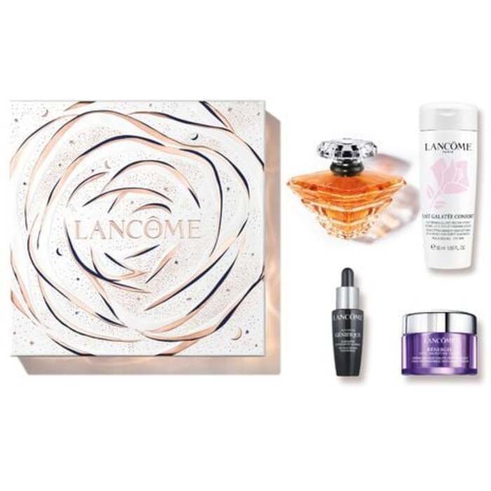Lancome Tresor Gift Set Eau De Parfum 100ml Cleansing Milk 50ml Serum 7ml And Cream 15ml 172ml