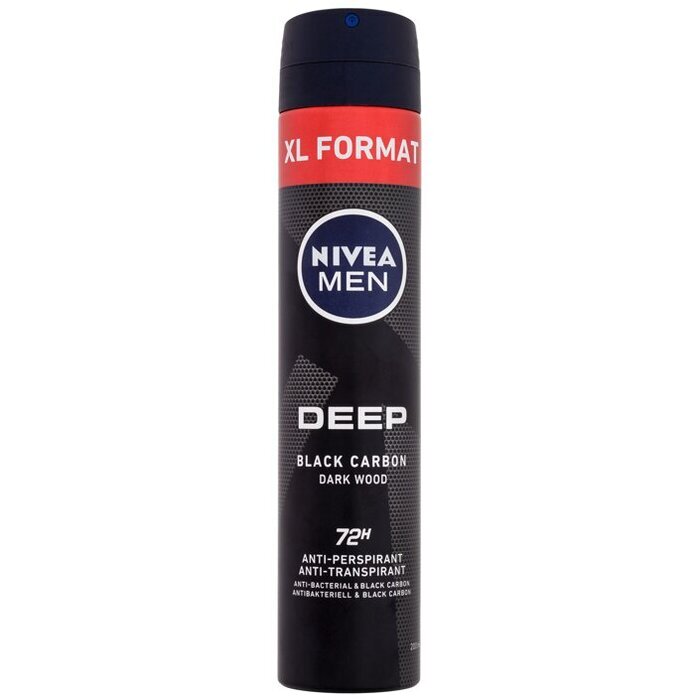Nivea Men Deep Black Carbon 48h Antiperspirant 200ml