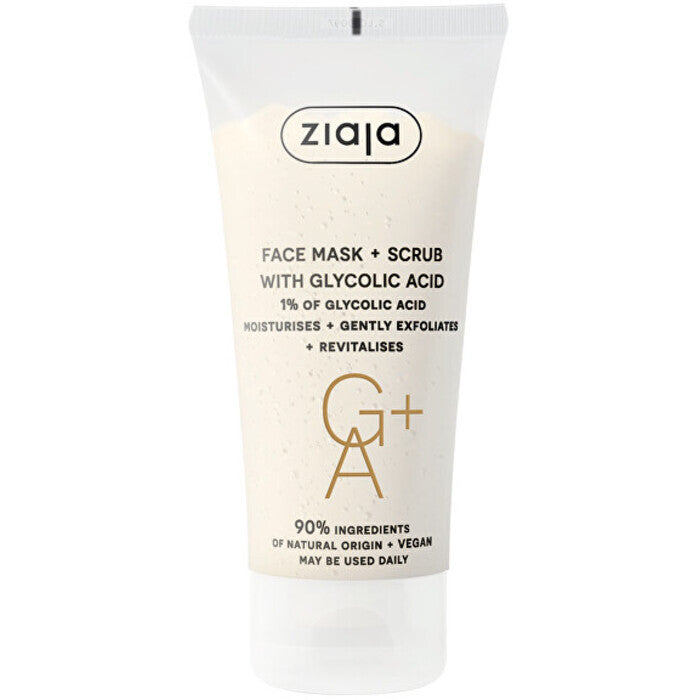 Ziaja Face Mask & Scrub Glycolic Acid 55ml