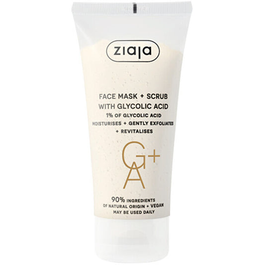 Ziaja Face Mask & Scrub Glycolic Acid 55ml