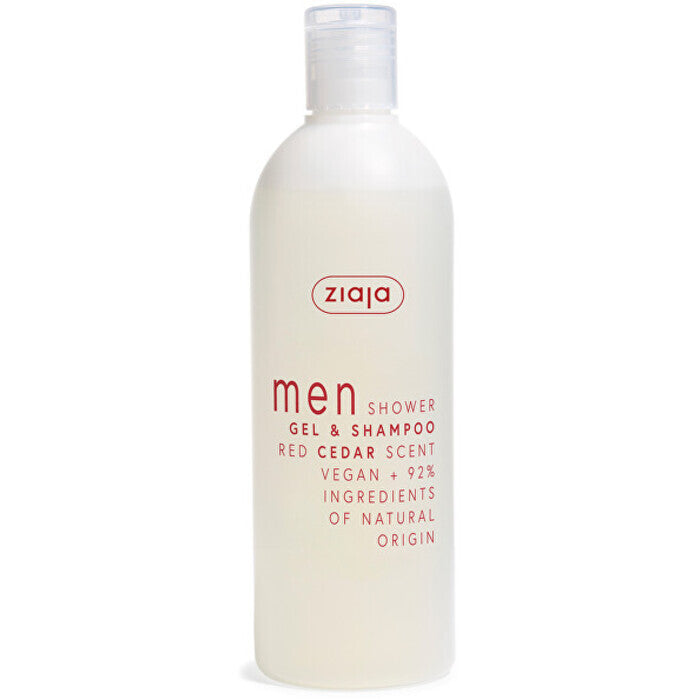 Ziaja Red Cedar Men Gel & Shampoo 400ml