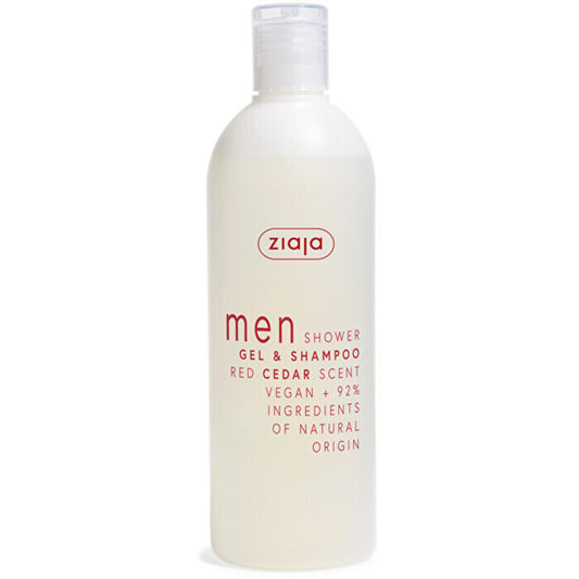 Ziaja Red Cedar Men Gel & Shampoo 400ml