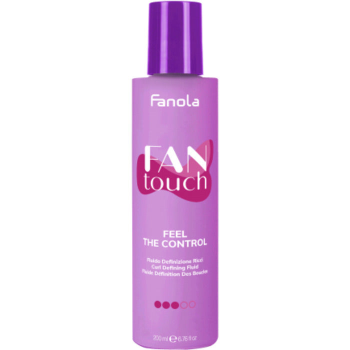 Fanola Fan Touch Feel The Control Curl Defining Fluid 200ml