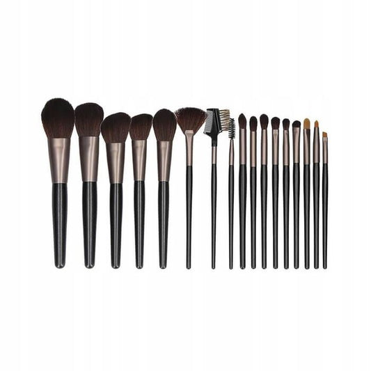Mimo Makeup Brush Set Black ( 18 Pcs )