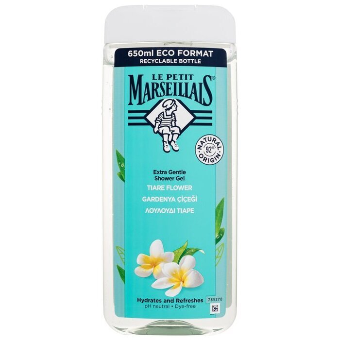 Le Petit Marseillais Extra Gentle Shower Gel Tiare Flower 650ml