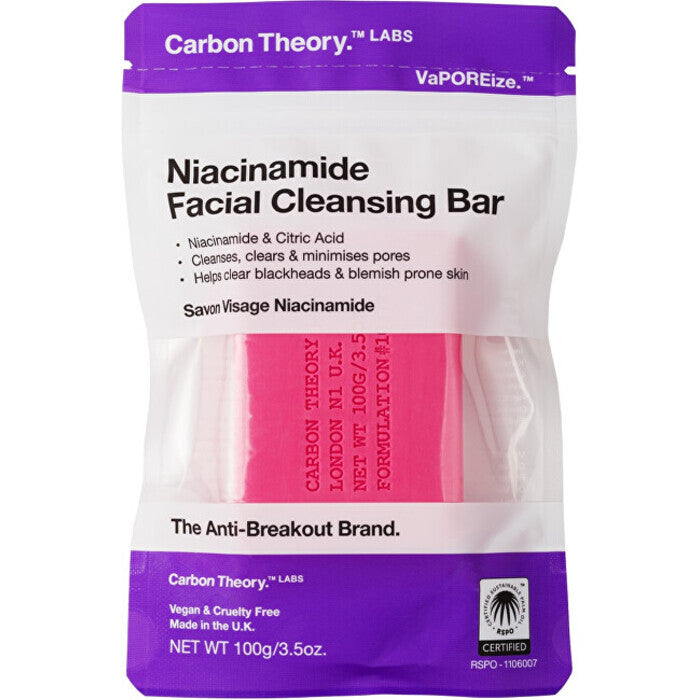 Carbon Theory Niacinamide Facial Cleansing Bar 100.0g