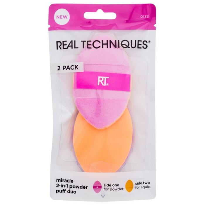 Real Techniques Miracle 2-in-1 Powder Puff Duo 2.0ks