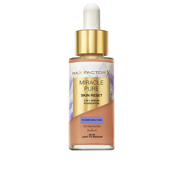 Max Factor Miracle Pure Skin Reset 2in1 Serum Foundation 30ml