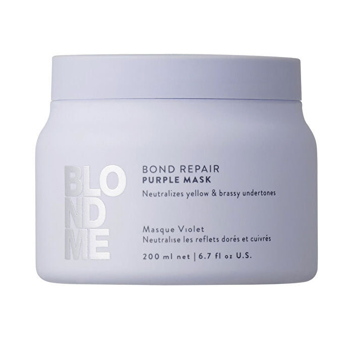 Schwarzkopf Professional Blondme Bond Repair Purple Mask - Neutralizující Maska Pro Blond Vlasy 200ml