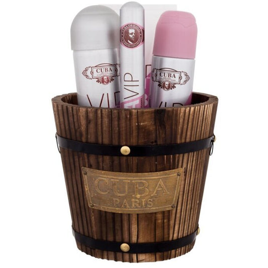 Cuba Vip Gift Set Eau De Parfum 100ml Eau De Parfum 35ml Body Spray 200ml And Body Lotion 200ml 100ml