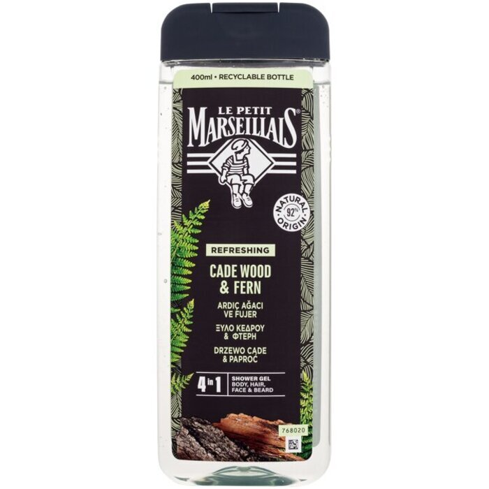 Le Petit Marseillais Cade Wood & Fern Shower Gel 400ml