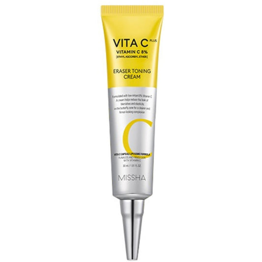 Missha Anti-age Vita C Plus Eraser Toning Cream - Rozjasňující Pleťový Krem 30ml