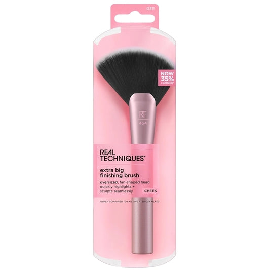 Real Techniques Cheek Extra Big Finishing Brush - Powder Highlighter Or Bronzer 1.0ks