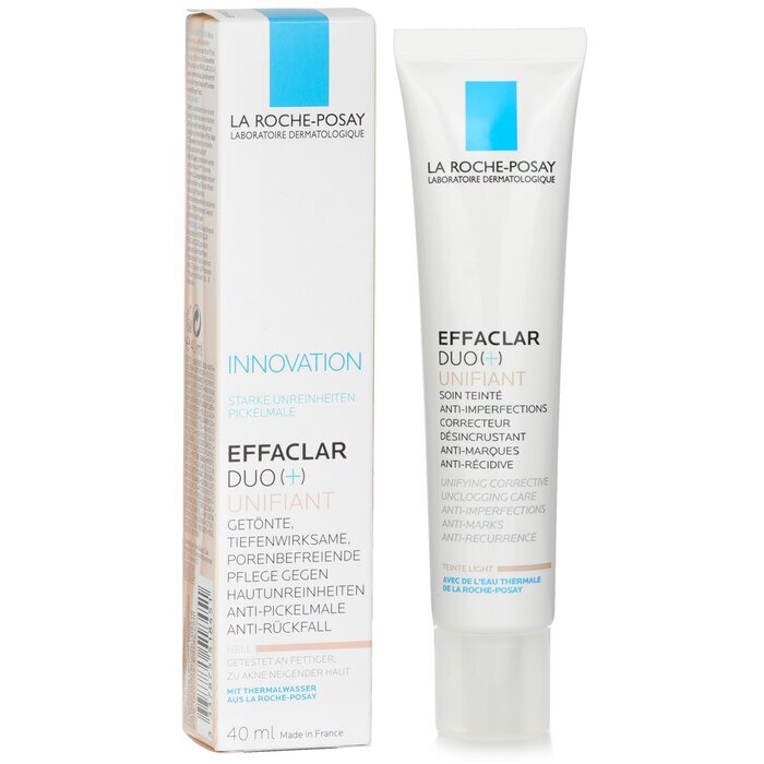 La Roche Posay Effaclar Duo (+) Unifiant Unifying Corrective Unclogging Care Anti-Imperfections Anti-Marks - Light 40ml/1.35oz