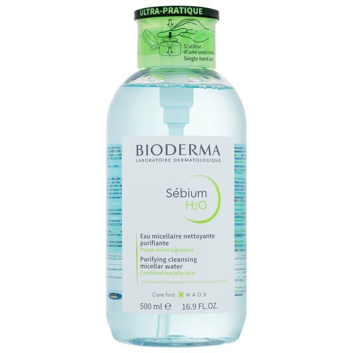 Bioderma Sebium H2o With Dispenser Micellar Water 500ml