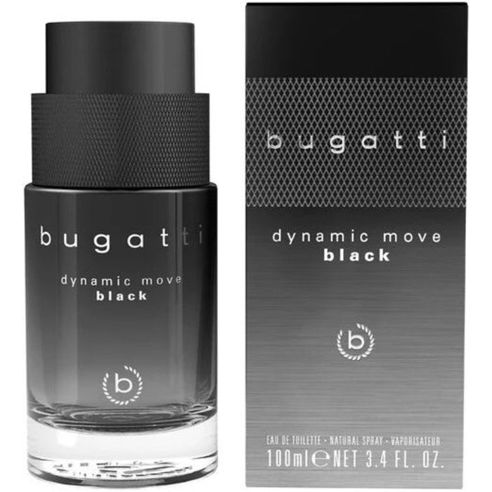 Bugatti Dynamic Move Black Eau De Toilette 100ml