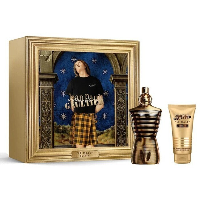 Jean Paul Gaultier Le Male Elixir Gift Set Eau De Parfum 125ml And Shower Gel 75ml 125ml