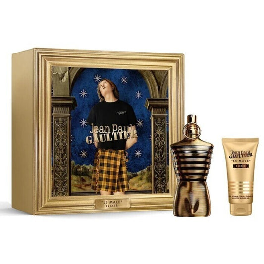 Jean Paul Gaultier Le Male Elixir Gift Set Eau De Parfum 125ml And Shower Gel 75ml 125ml