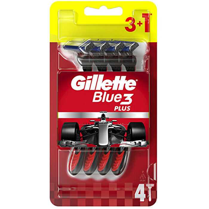 Gillette Blue3 Plus 3+1 Pcs - Disposable Razors