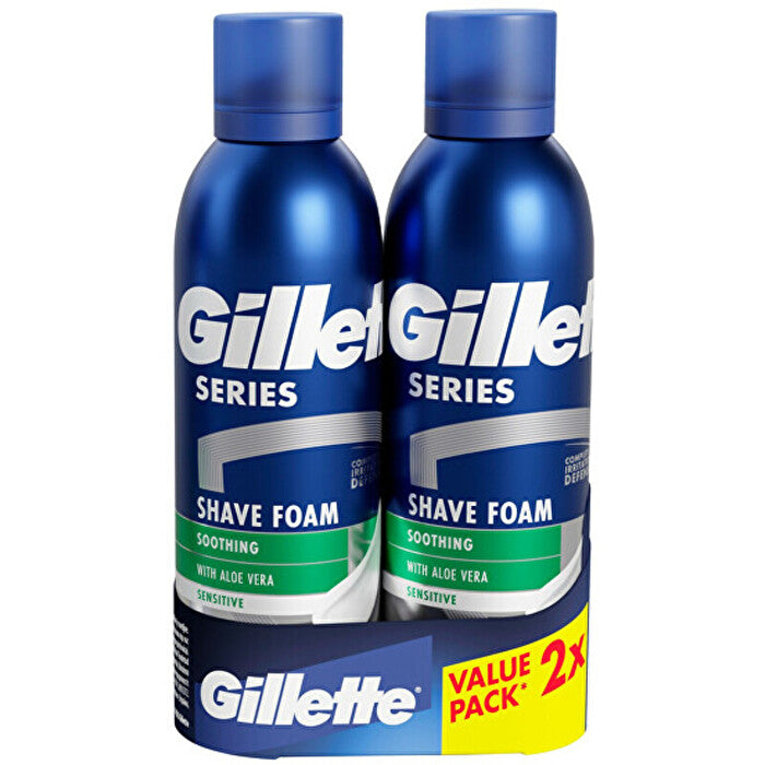 Gillette Series Soothing Shave Foam Duopack - Gift Set 200ml