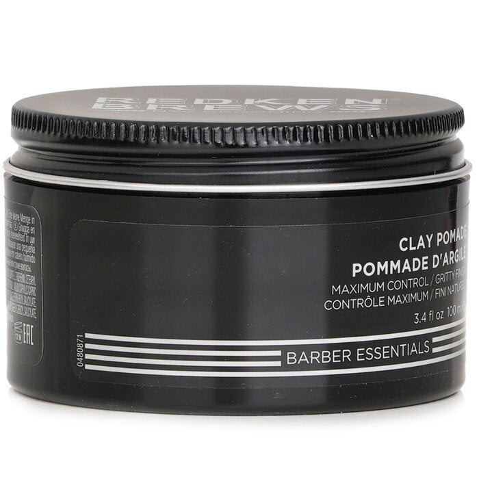 Redken Brews Clay Pomade (Maximum Control / Gritty Finish) 100ml/3.4oz
