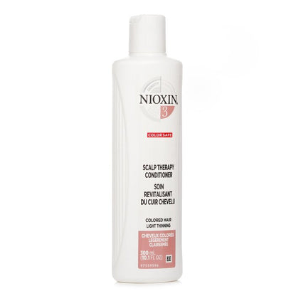 Nioxin Density System 3 Scalp Therapy Conditioner (Colored Hair, Light Thinning, Color Safe) (Random Packaging) 300ml/10.1oz