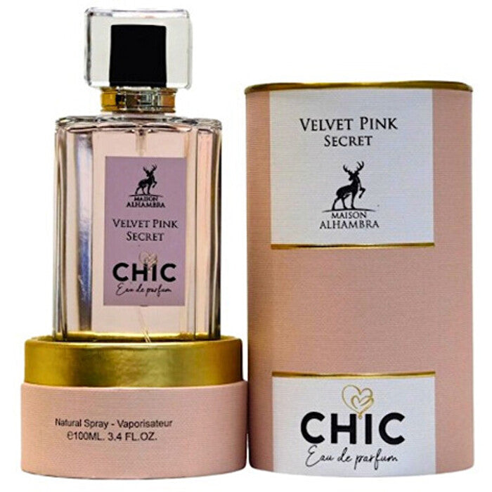 Maison Alhambra Chic Velvet Pink Secret Eau De Parfum 100ml