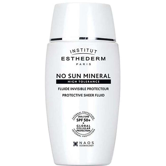 Institut Esthederm No Sun Mineral Protective Sheer Fluid Spf 50+ - Opalovací Krem Na Obličej 40ml