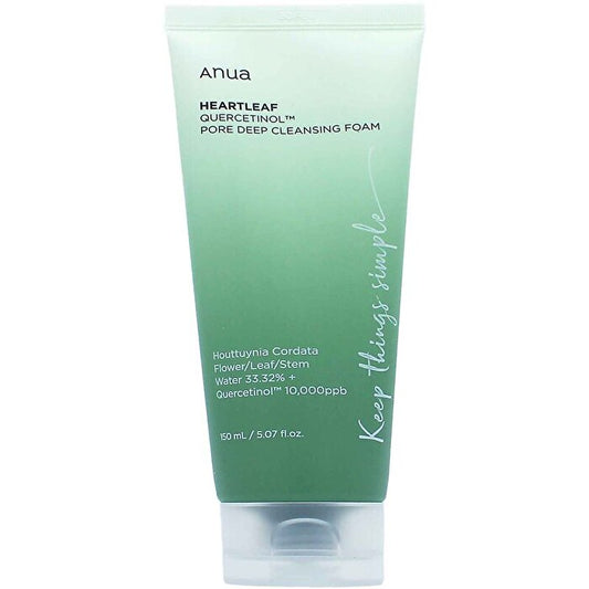 Anua Heartleaf Quercetinol Pore Deep Cleansing Foam - Clogged Pores 150ml