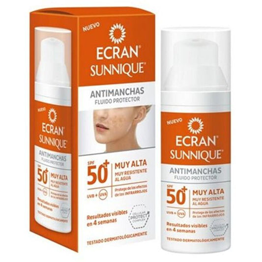 Ecran® Sunnique® Anti-dark Spots Spf 50+ - Pleťová Pěna Na Ochranu Před Sluncem 50ml