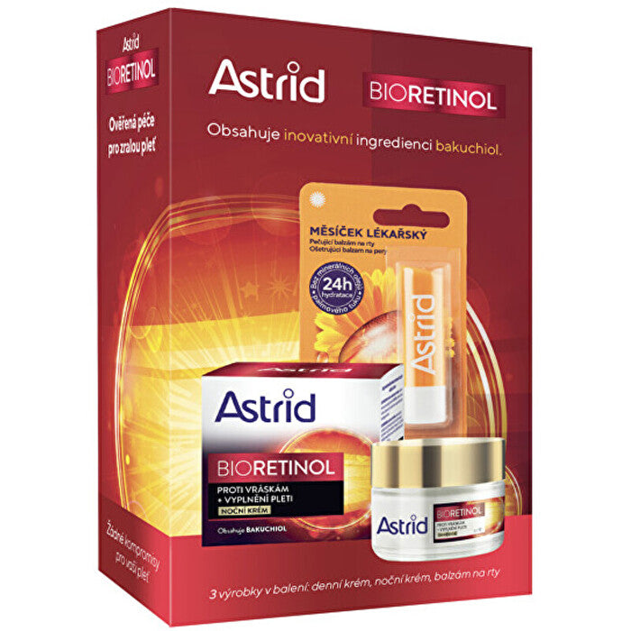 Astrid Bioretinol Gift Set - Dárková Sada Peče O Pleť