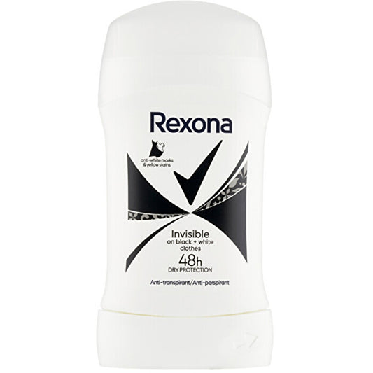 Rexona Invisible Black & White Antiperspirant - Tuhý Antiperspirant 50ml