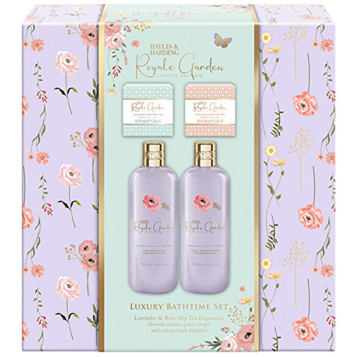 Baylis & Harding Lavender Luxury Body Care Set ( Levandule & Šípkový čaj ) - Dárková Sada