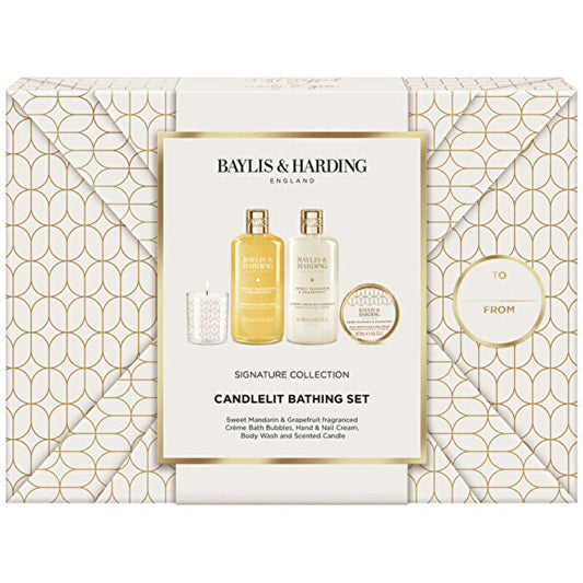 Baylis & Harding Mandarin & Grapefruit Candlelit Bathing Set - Gift Set