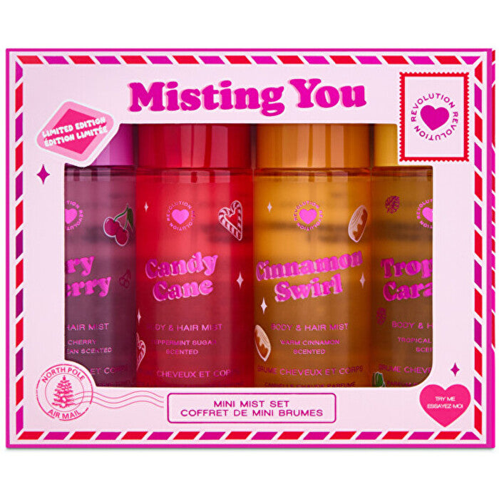 Makeup Revolution I ♥ Revolution Misting You Mini Body Mist Set - Gift Set