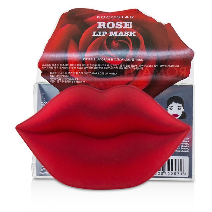 Kocostar Rose Lip Mask - Hydrogelová Maska Na Rty ( 20 Ks )