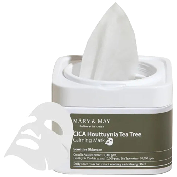 Mary & May Cica Houttuynia Tea Tree Calming Mask ( 30 Pcs )