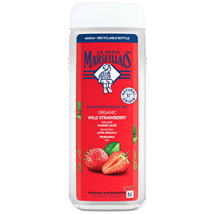 Le Petit Marseillais Bio Wild Strawberry Shower Gel 400ml