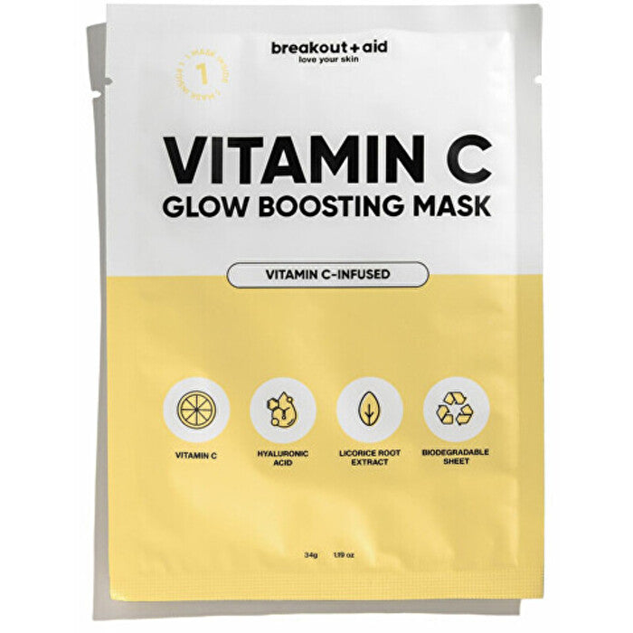 Breakout+aid C Glow Boosting Mask 34.0g