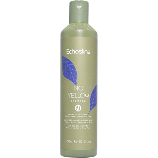Echosline No Yellow Shampoo - Neutralizující šampon Pro Platinově Blond A šedive Vlasy 300ml
