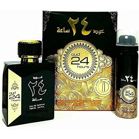 Ard Al Zaafaran Oud 24 Hours Dárková Sada Eau De Parfum 100ml A Deodorant 50ml 100ml