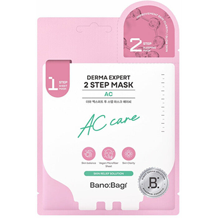 Banobagi Derma Expert Ac 2 Step Mask - Dvoufázová Maska Pro Problematickou Pleť 27.0g