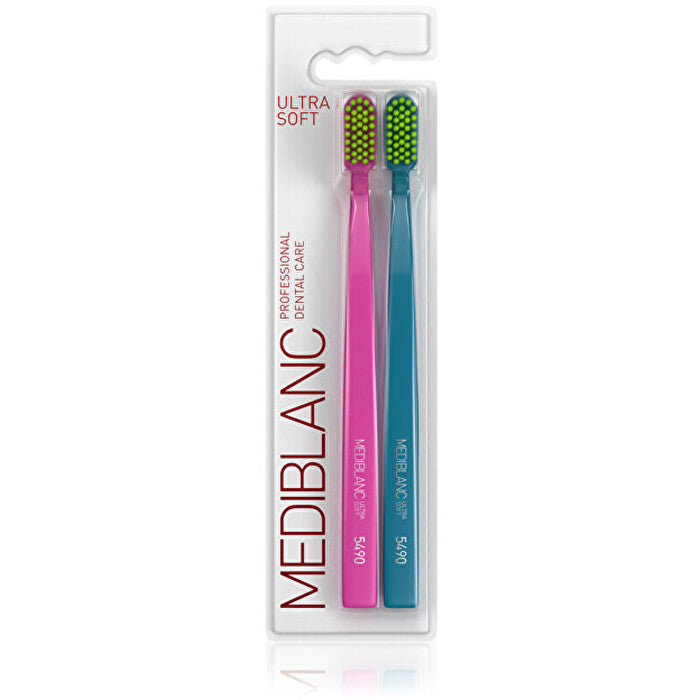Mediblanc Ultra Soft Pink/blue - Toothbrush 2 Pcs