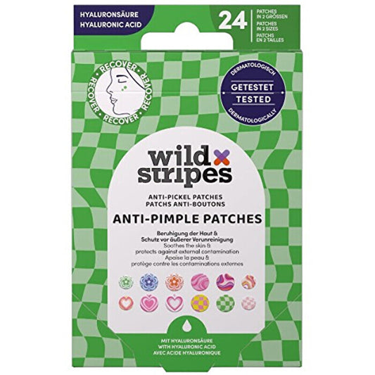 Wild Stripes Groovy Protect Anti-pimple Patches - Hyaluronic Acid 24.0ks