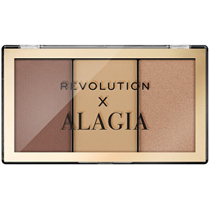 Makeup Revolution Alagia Face Like Alagia Highlight & Bronze Palette - Konturovací Paletka 7 5 G 0.0g